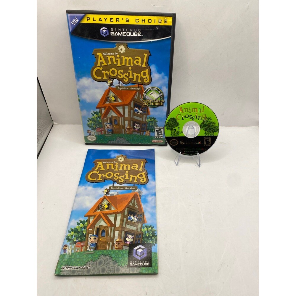 Animal Crossing – Nintendo GameCube [Authentic Original w/Manuals] pristine